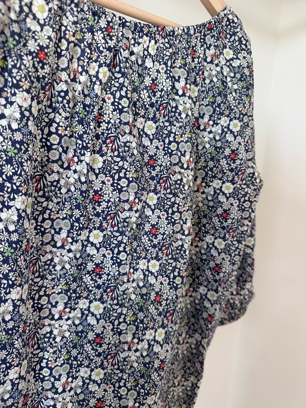 J. Crew Liberty Print‎ "June Meadow" Floral Peasant Blouse XS - Picture 9 of 9